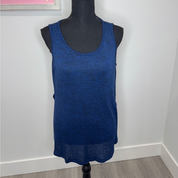 Knit by Hampshire Studio Women’s Blue Tank Top (M) - Picture 2 of 7